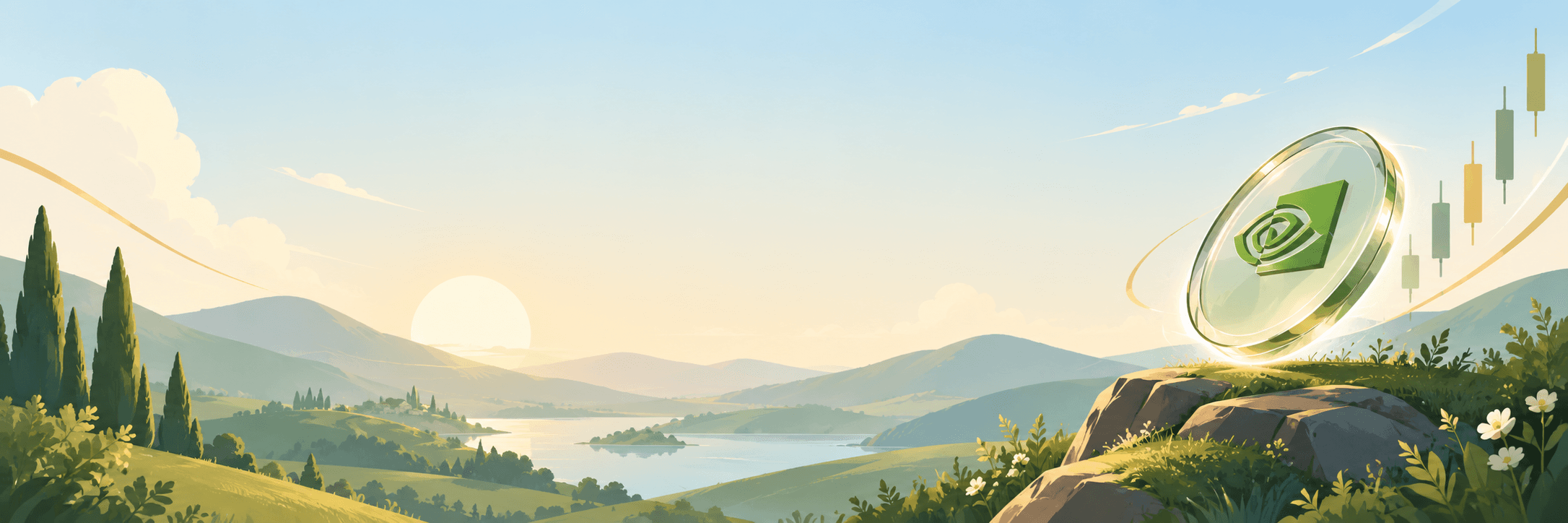Stockfolk market landscape